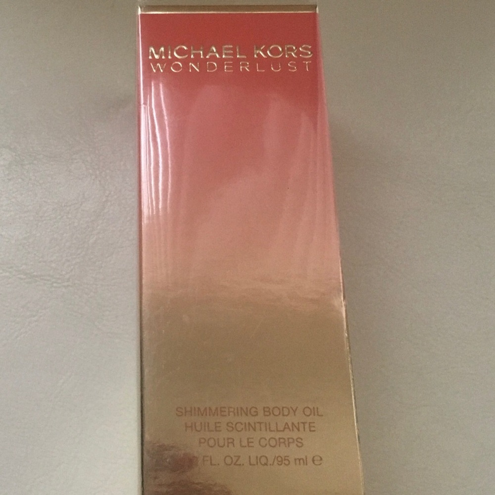 Michael Kors Shimmering body oil.